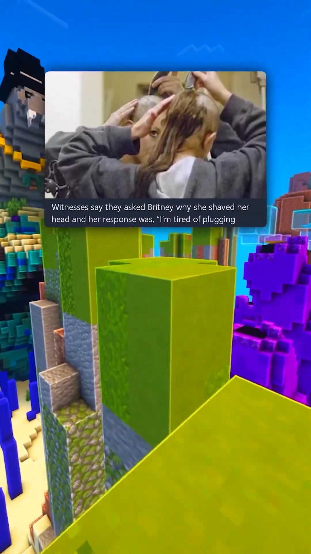 People asked why britney shaved her hair #minecraft #redditstorytime ...