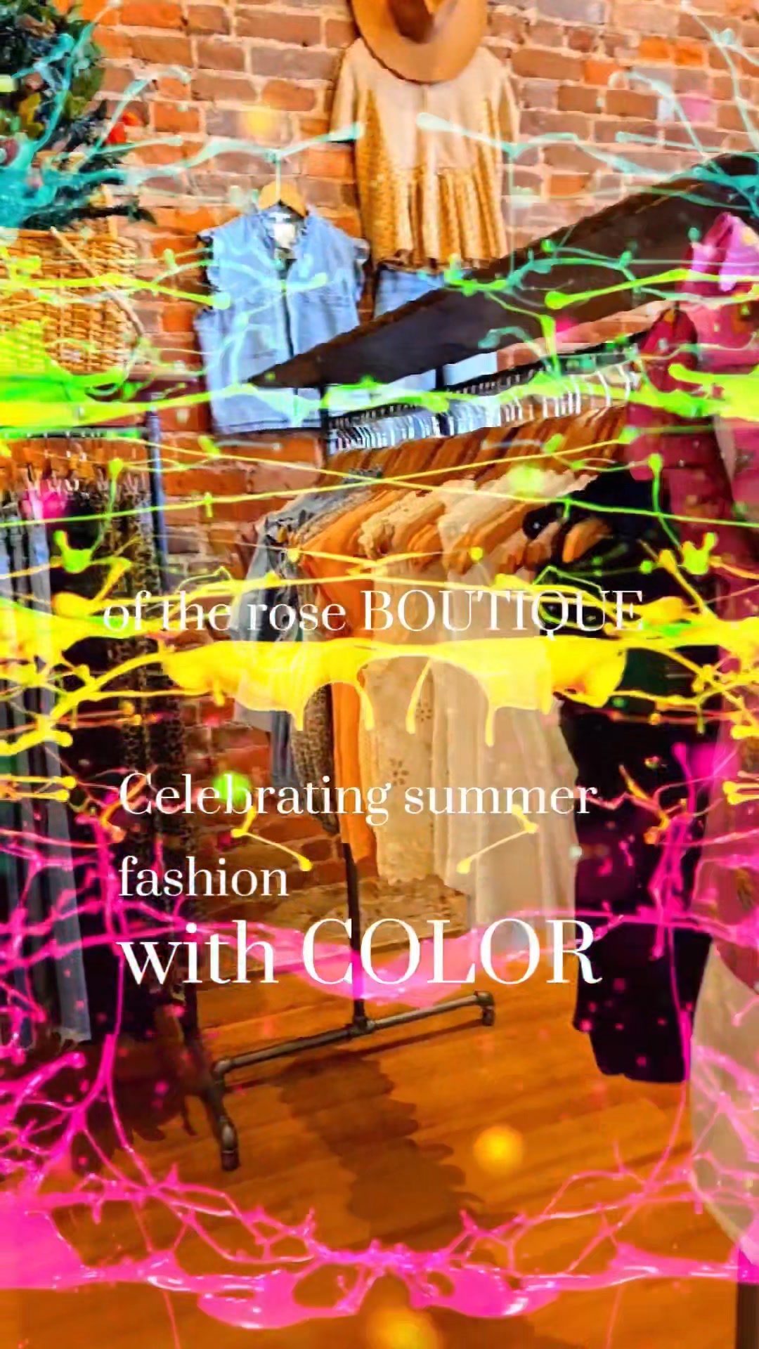 Celebrating summer fashion with COLOR at Of The Rose Boutique