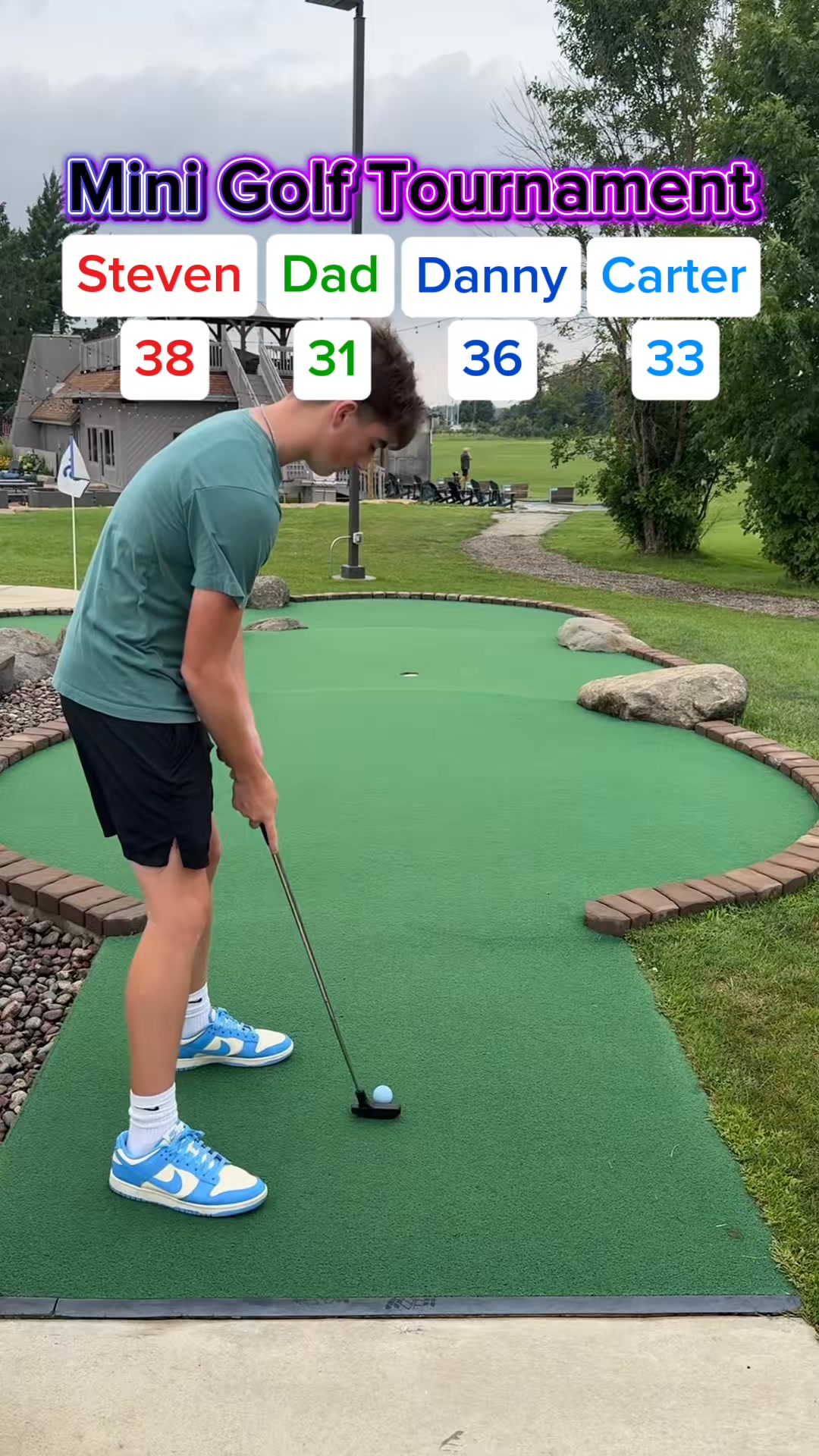 Mini Golf Tournament #1 18 holes (Holes 16-18) CRAZY ENDING! IT ALL # ...