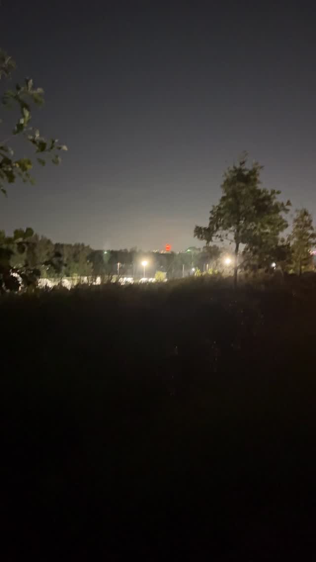 Is that the Great Pumpkin? A massive moon rising over Buckhead, and ...
