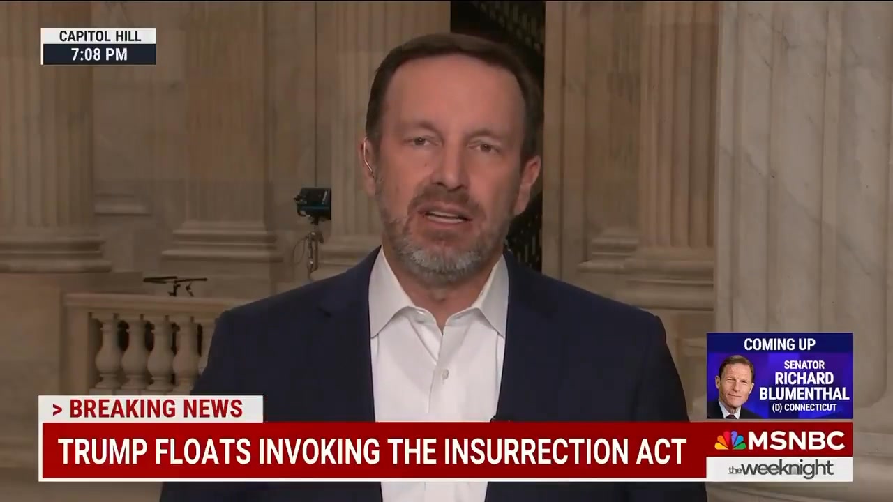 🤡 Chris Murphy: We are in the middle of an authoritarian takeover, but ...