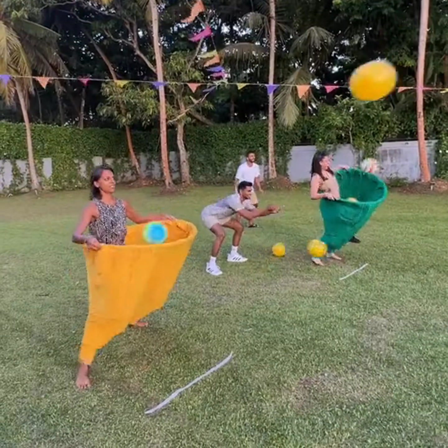 🌟 Step into oversized fun with the Granny Pants Yard Game – the