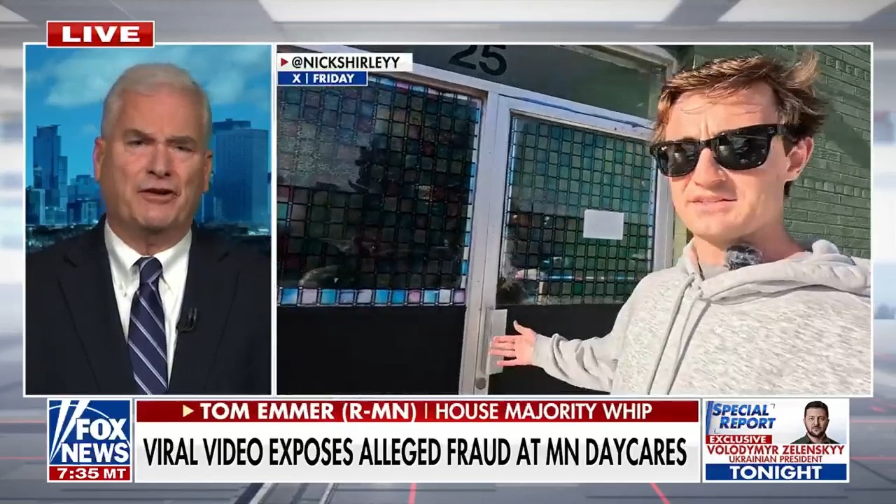 WATCH: Congressman Tom Emmer (R-MN) reacts to Nick Shirley's viral ...