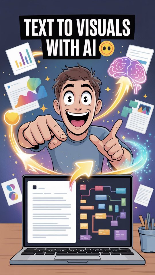 Turn your messy text to clean visuals in seconds!!! Comment AI and I'll ...