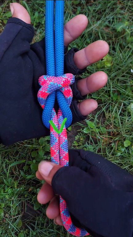 easy way to connect rope #knot #knottrick #rope #easykhnots #tutorial # ...