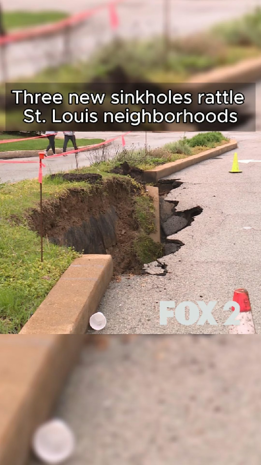 Three separate sinkholes have emerged in the City of St. Louis