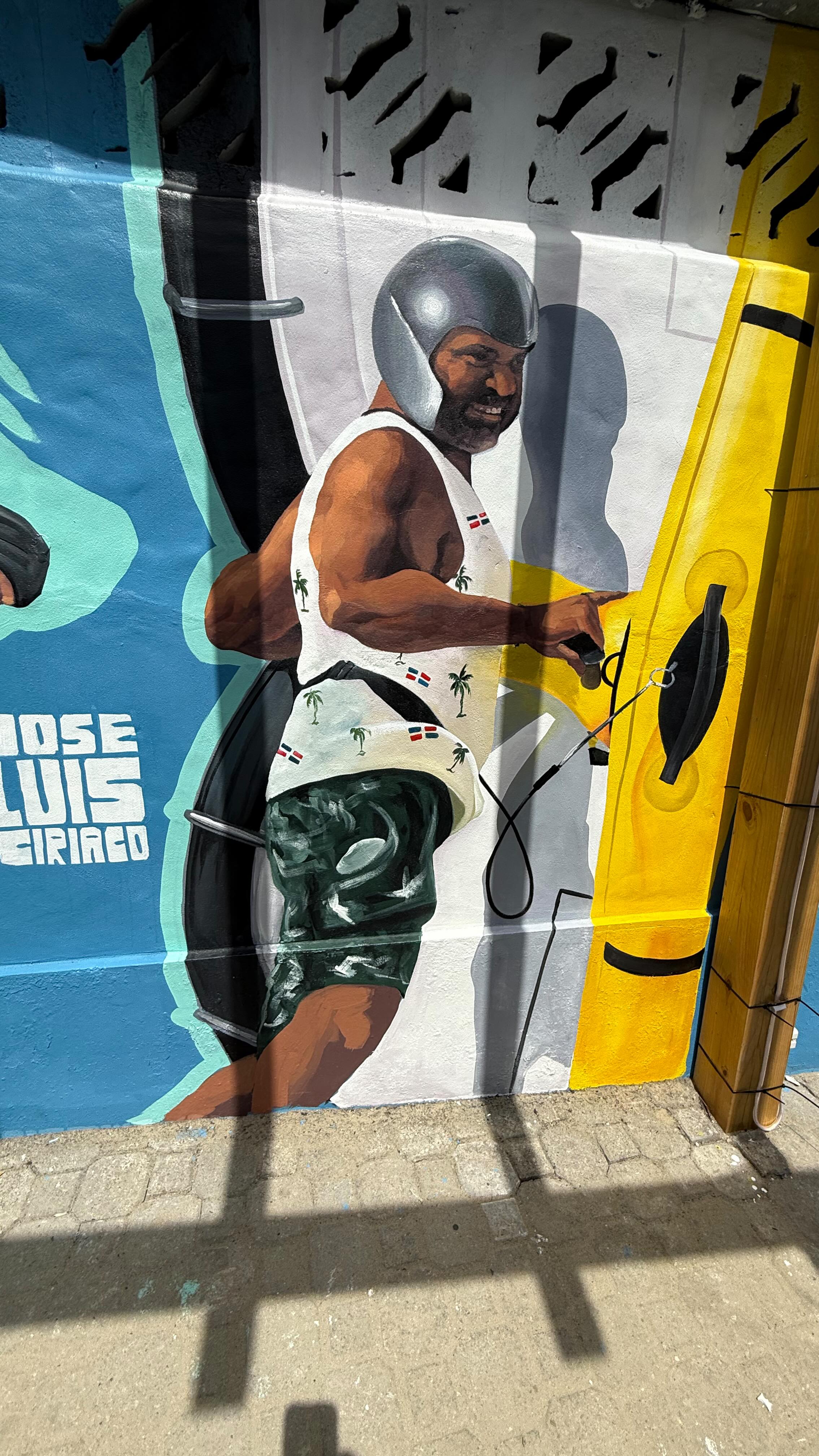 Shoutout to this jevi mural celebrating some of Cabarete’s top athletes ...
