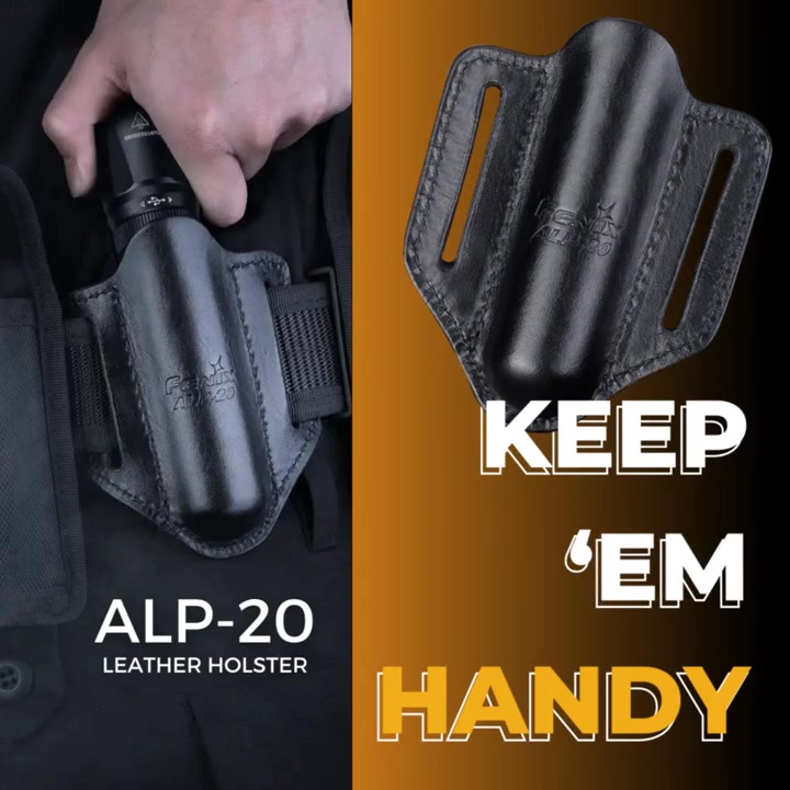 fenix flashlight cases Holder for QR Mounts resistant to wear Fenix ALP20 Leather Flashlight Holster
