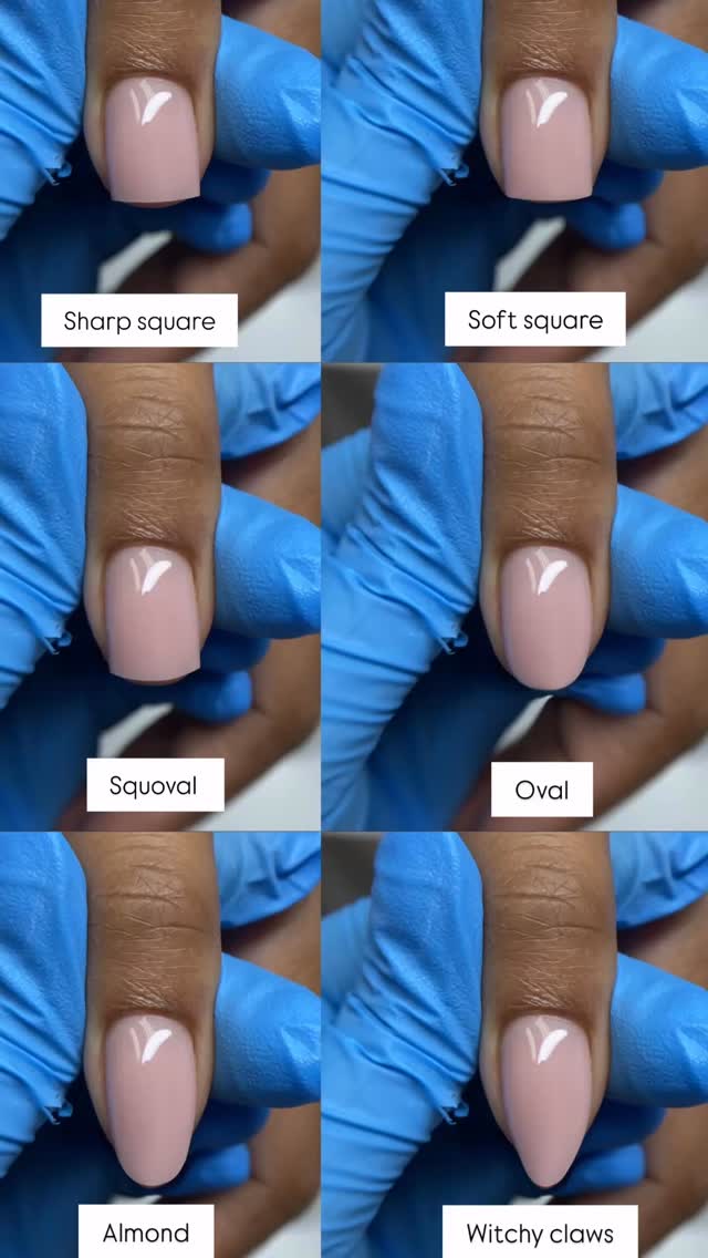 How to Shape Different Nail Shapes Correctly ? No matter the nail shape ...