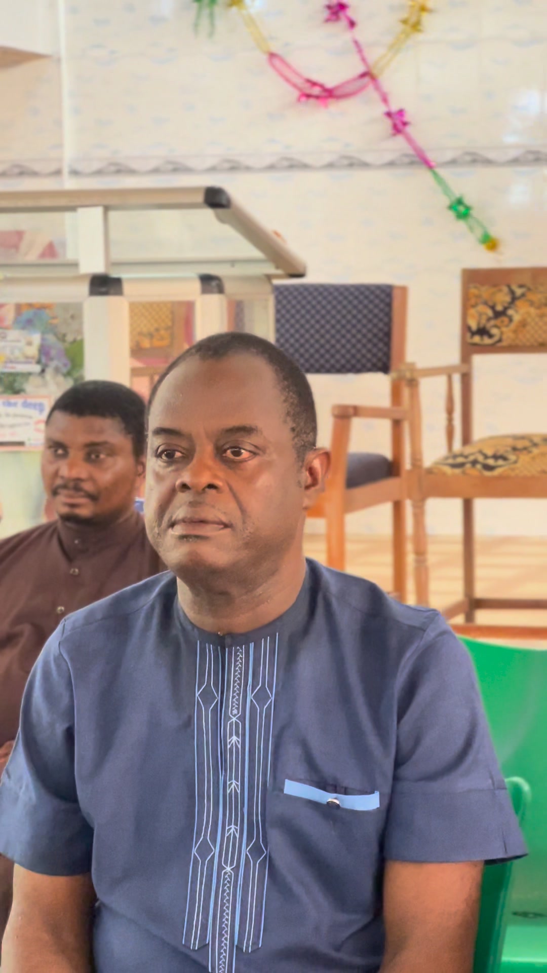 Happening live is the commissioning of a 2-unit KG Classroom Block at ...