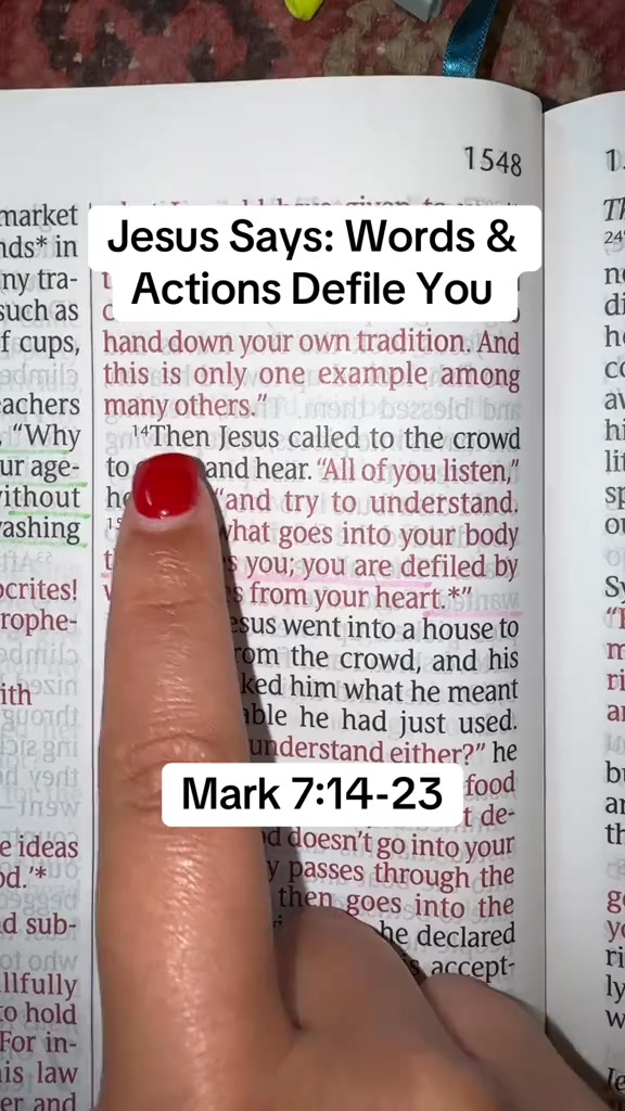 Mark 7:14-23 #jeausoursaviour #blessingsfromGod #Godblesseveryone # ...