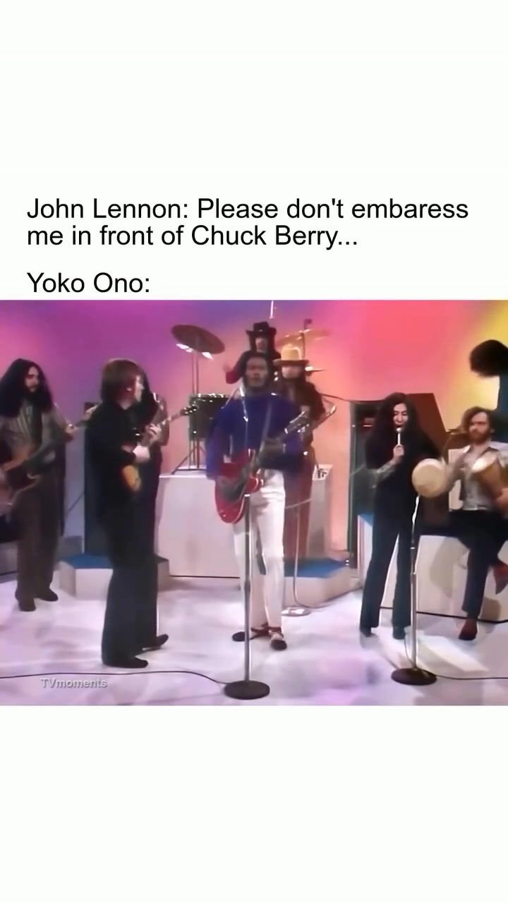 When Chuck Berry shared the stage with John Lennon and Yoko Ono on