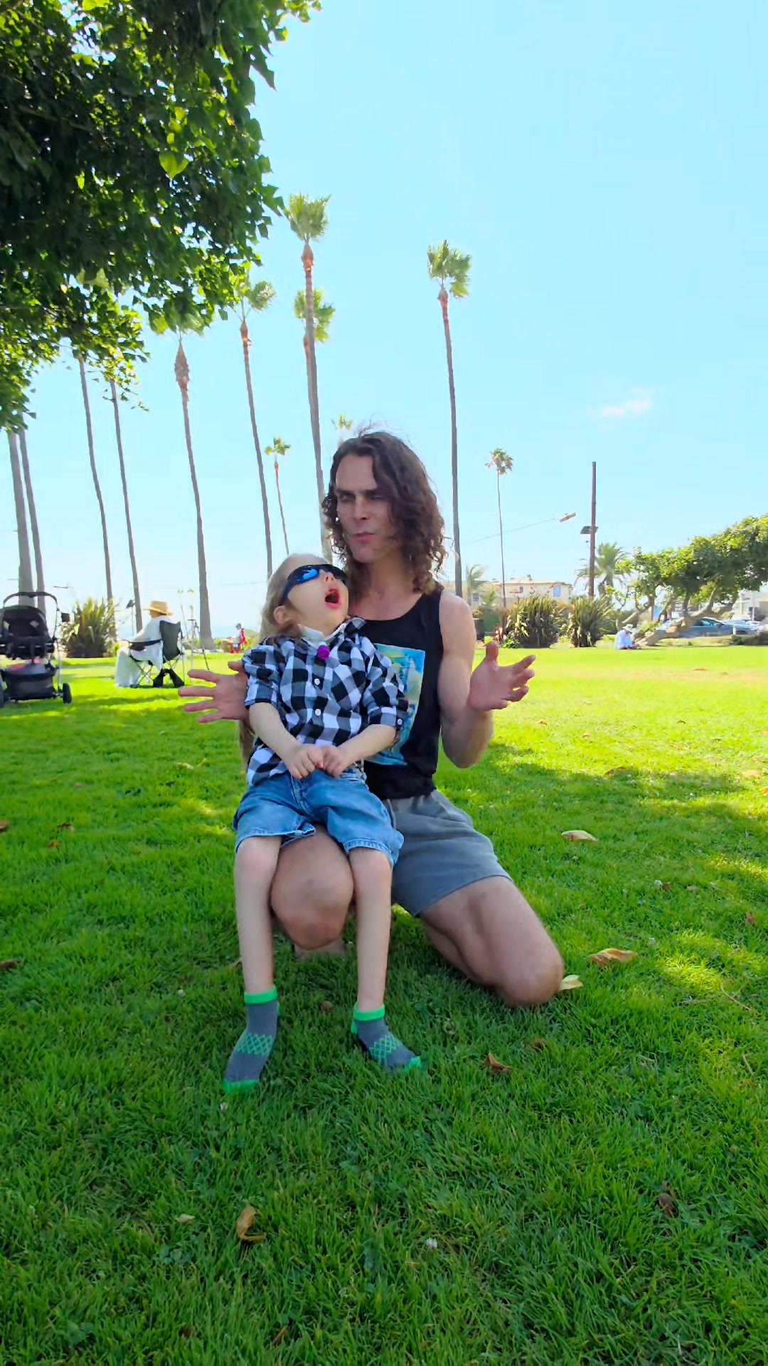 AT the park with my little man. River is doing so well today. I feel ...