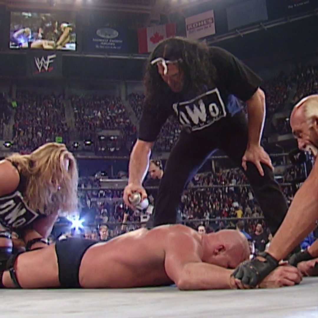 The nWo brought their rebellion to WWE in 2002, immediately