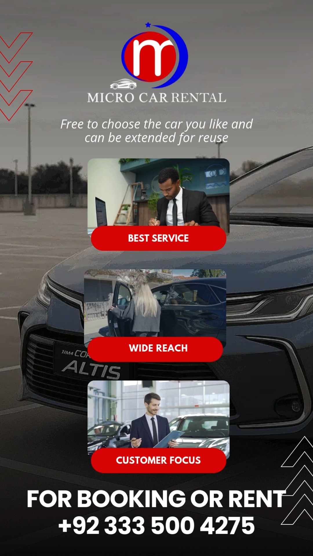 Micro Rent Car Islamabad on Reels | Facebook