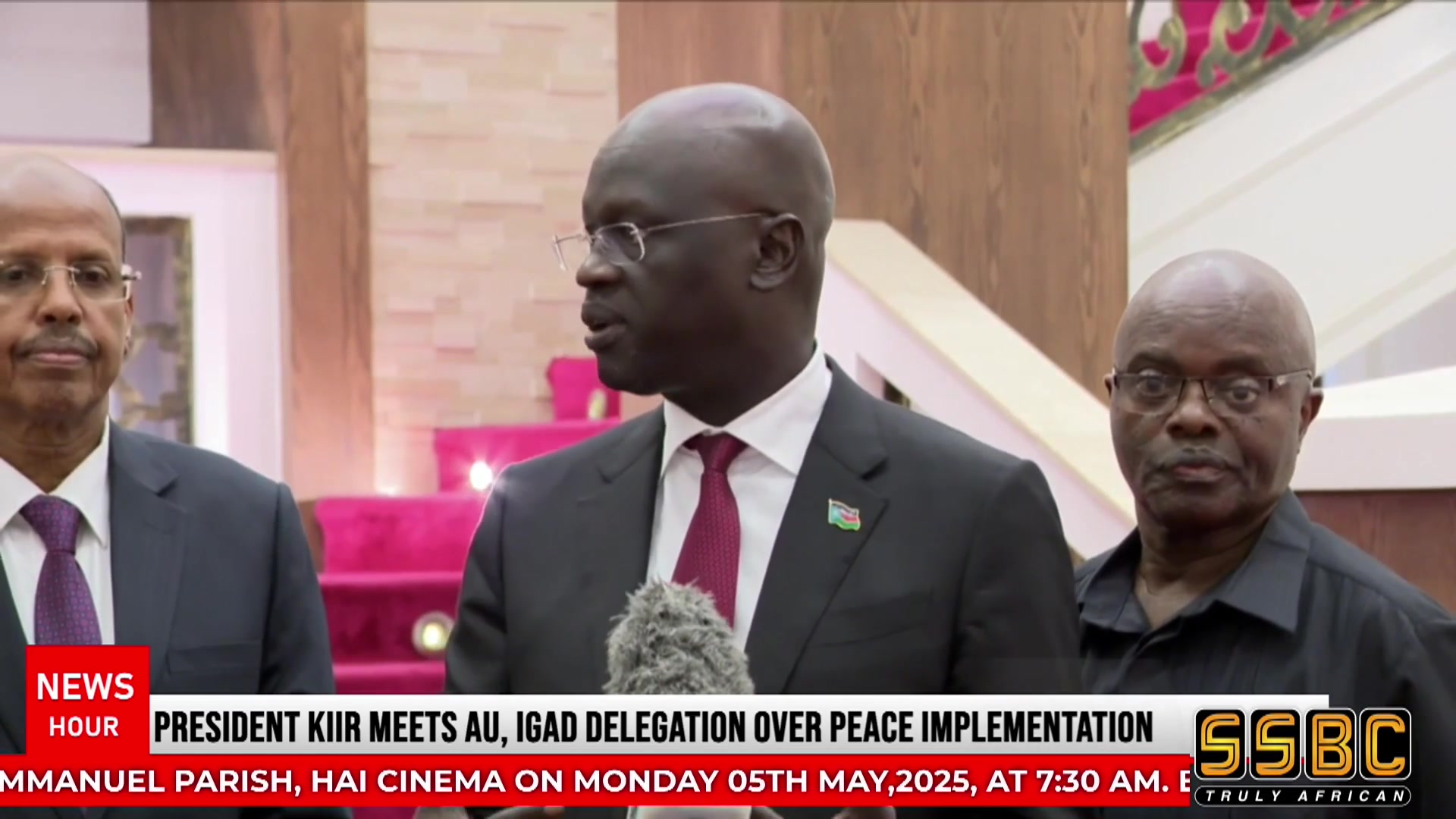 President Kiir has on Monday met with a high-level delegation from the ...