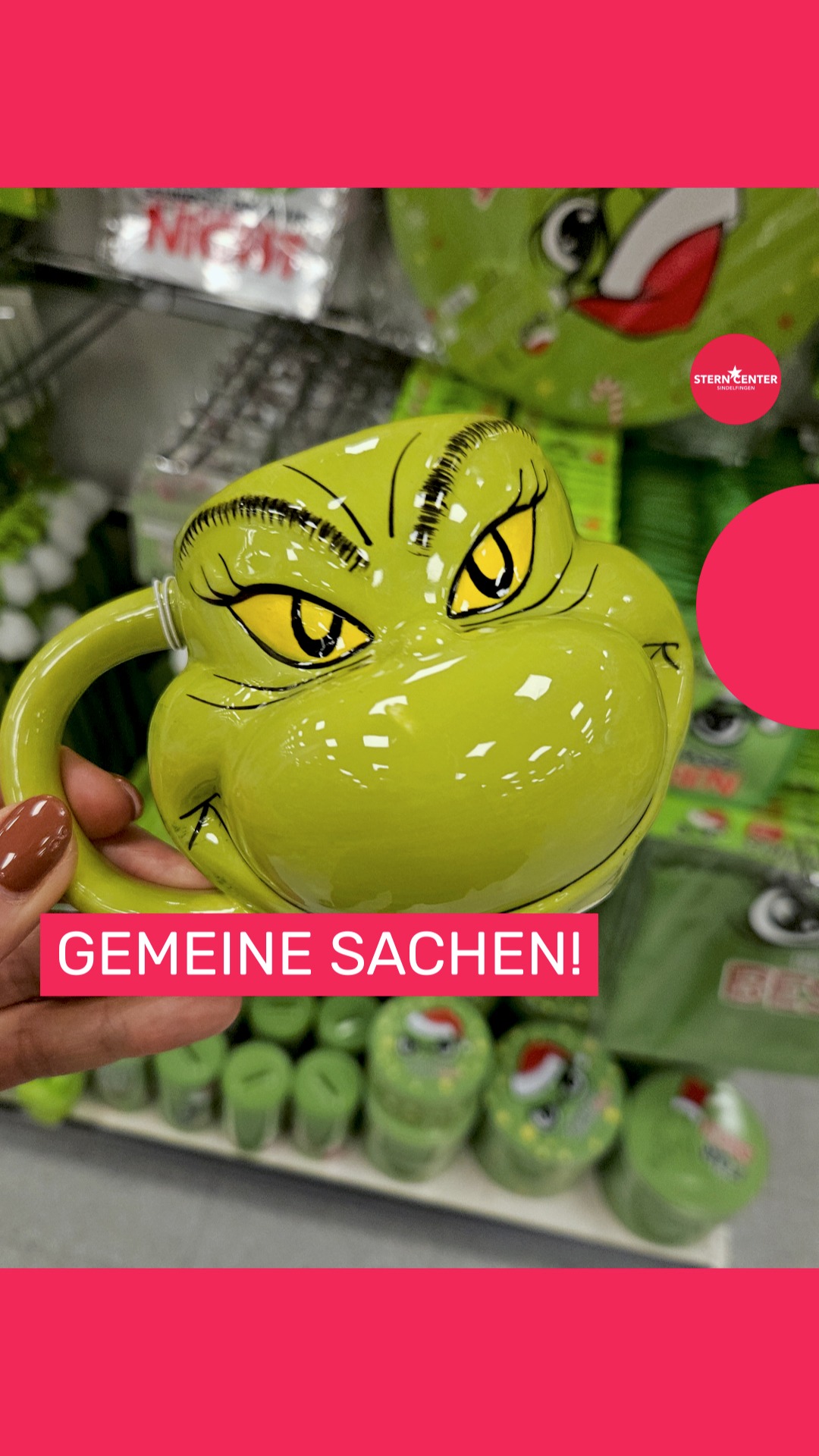Er mag Weihnachten nicht – aber wir lieben seine Artikel! 💚, Hol dir den Grinch in dein Zuhause 🎁 … und mach’s dir gemein gemütlich 😏! Aber Achtung: Er könnte dein Herz klauen… oder wenigstens deinen