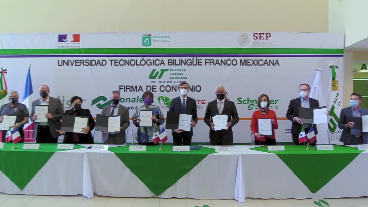 Firma de convenios entre la Universidad Tecnológica Bilingüe Franco ...