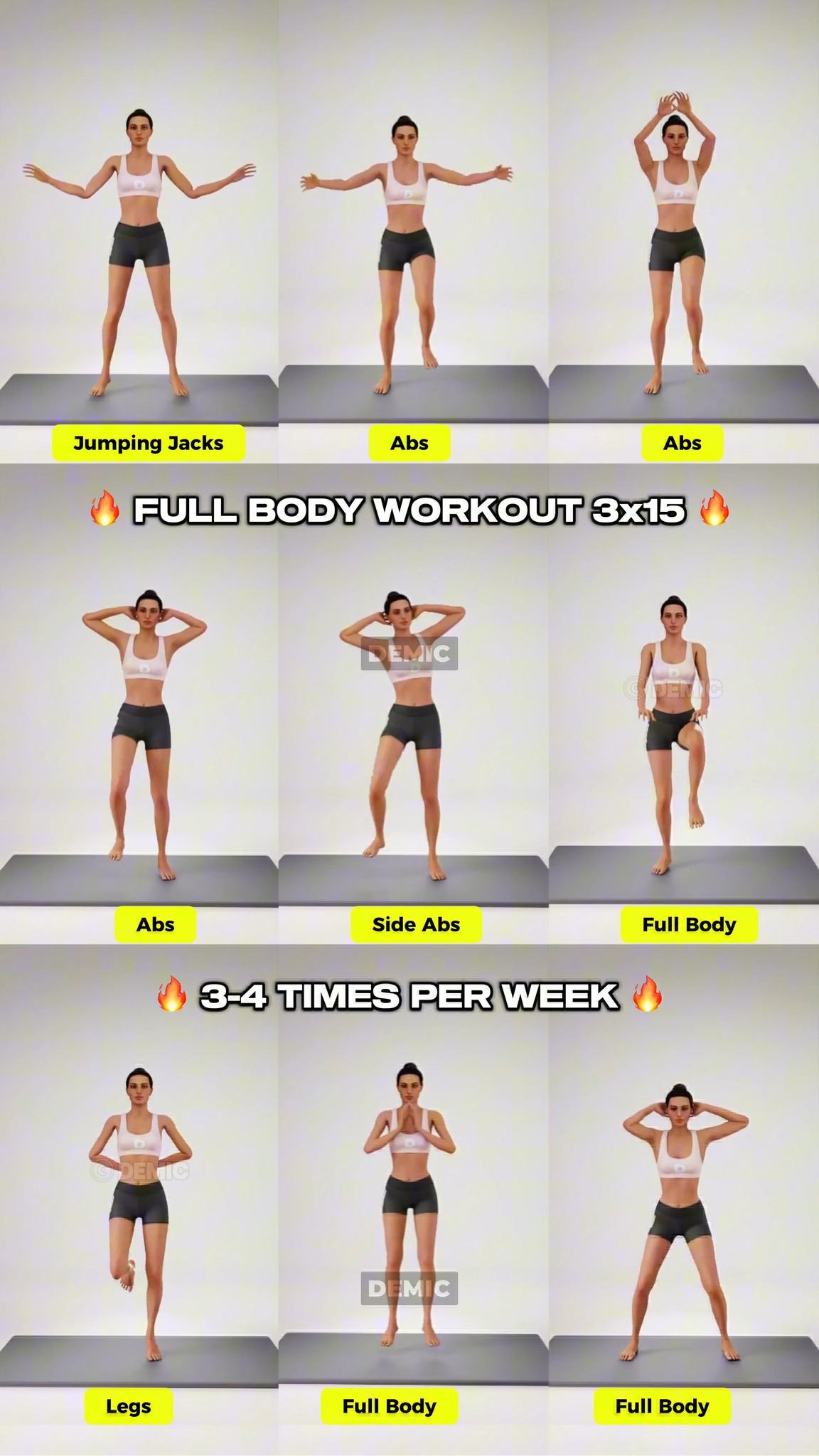 🔥 10-Min Full Body Burn You Can Do Anywhere! 🔥 No equipment, no excuses ...