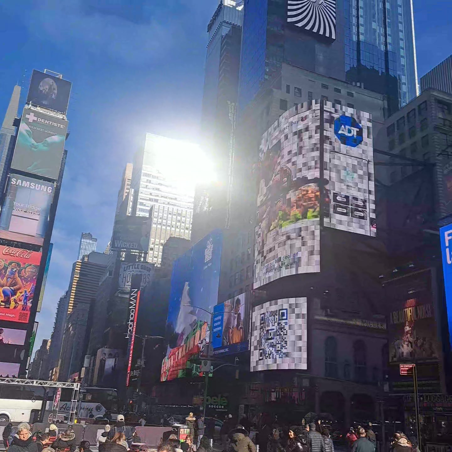 Times Square in September 1987