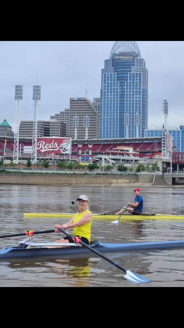 And here we are in the Queen City with @cincinnatirowingclub on the ...