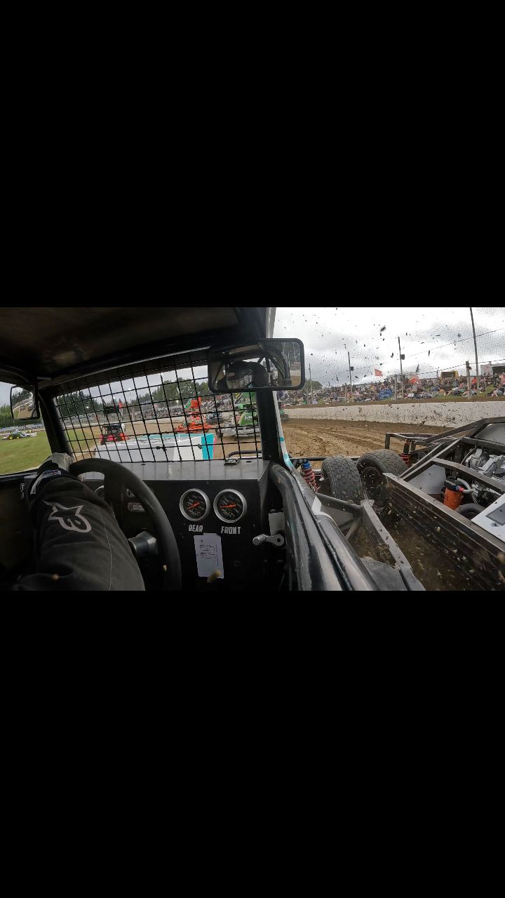 What it looks like when your throttle jams on 😳 #superstock #speedway # ...