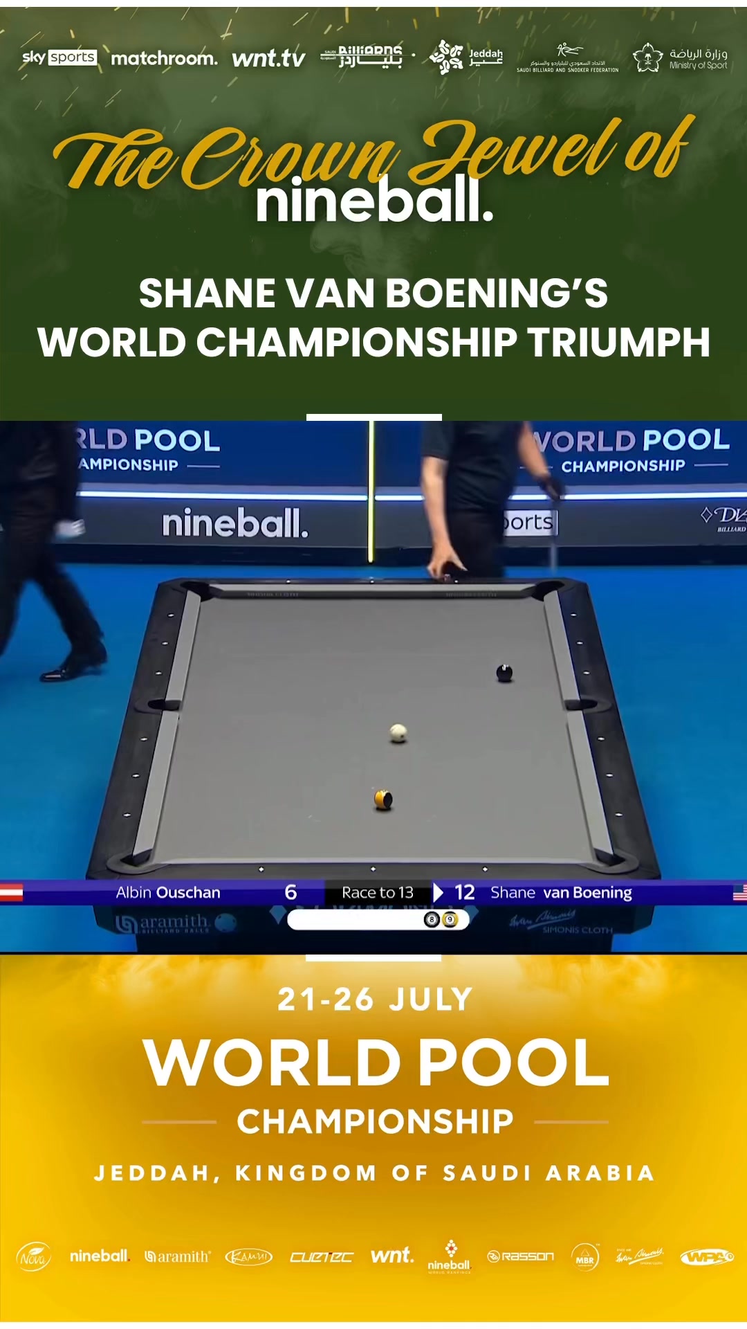 Shane Van Boening’s #WorldPoolChampionship triumph 🏆🤩#WNT | Matchroom ...