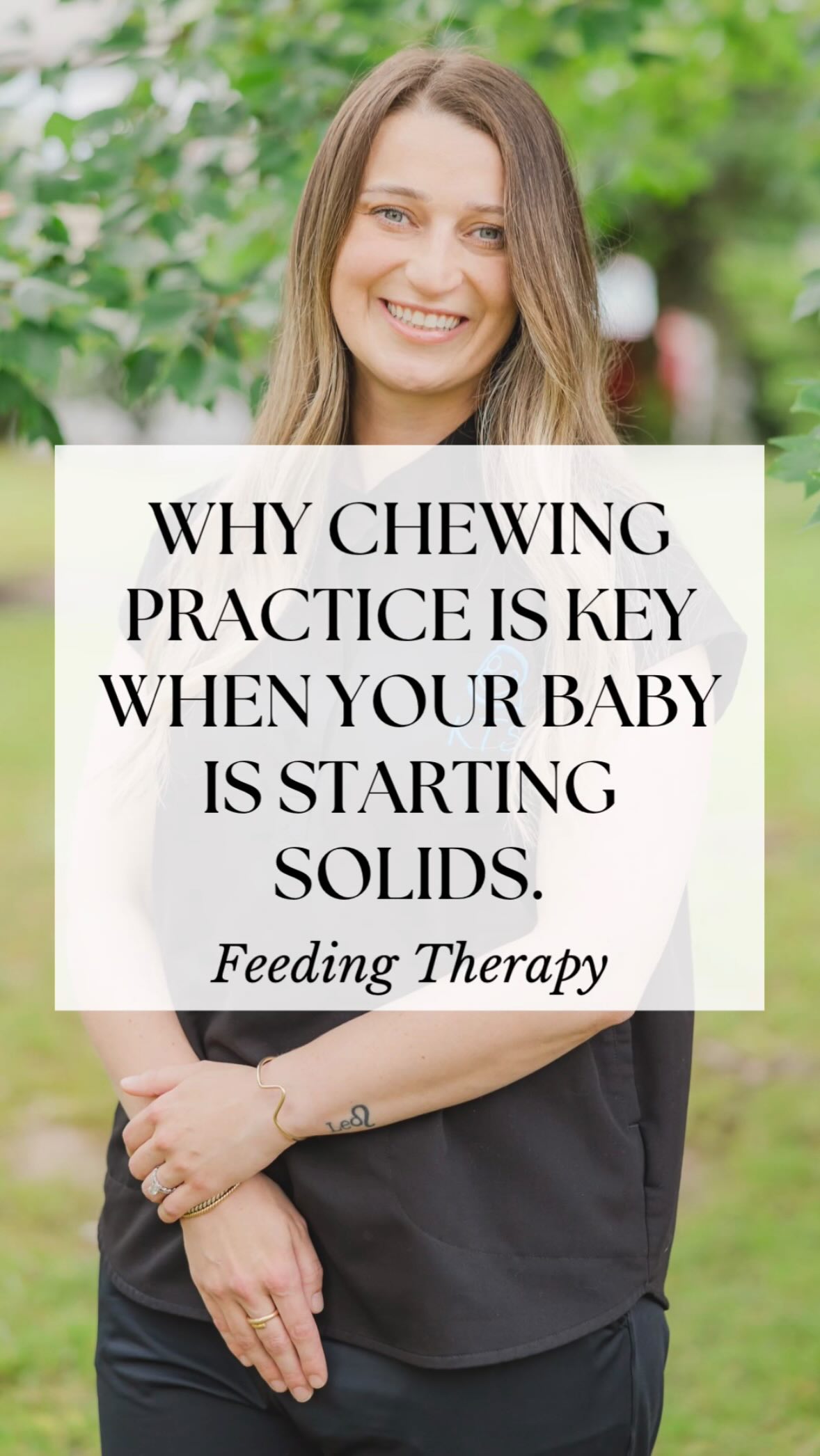 Here’s why chewing practice is key when starting solids.⬇️ Did you know ...