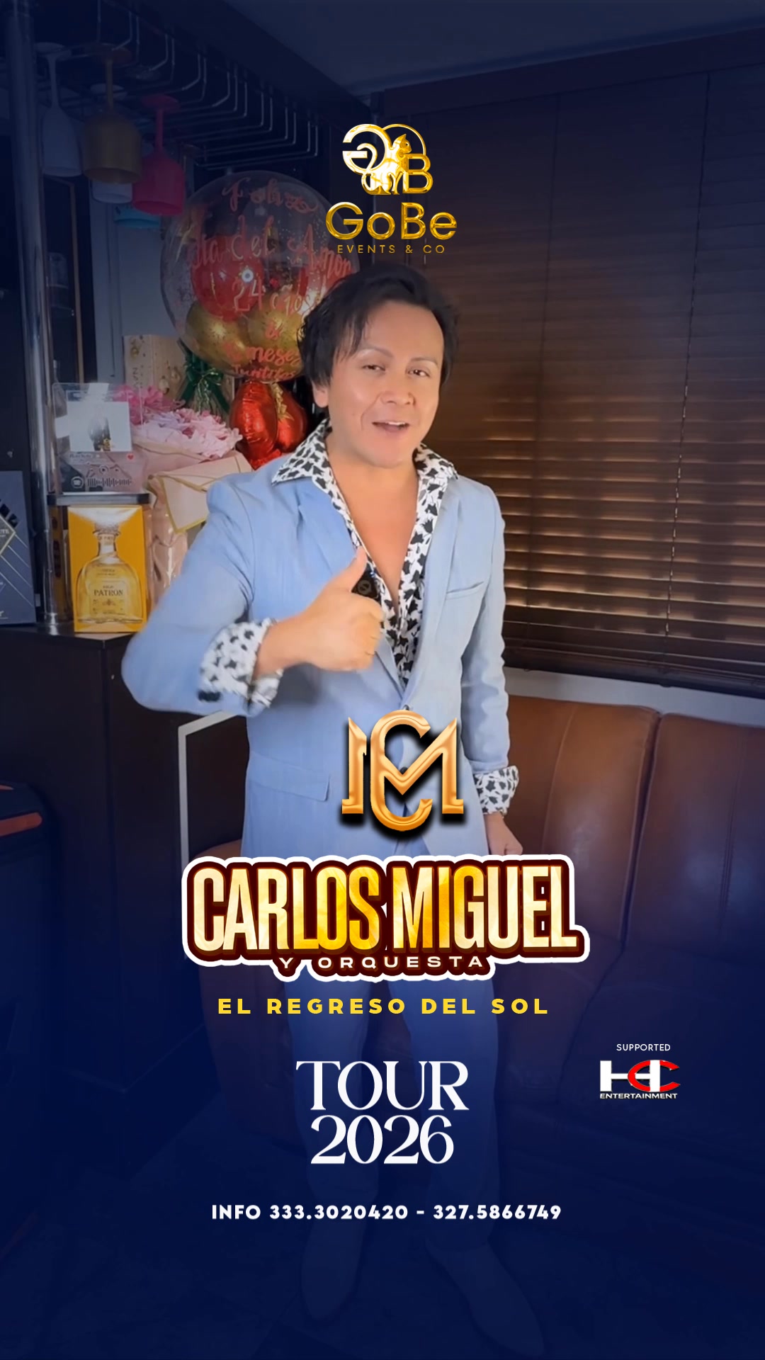 MUY PRONTO EN EUROPA 2026, Prep rense que llegamos con el cargamento musical para toda la colonia peruana, ah nos vemos Carlos Miguel