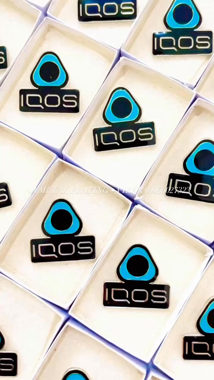 IQOS & ZYN Enamel Pin 🩵🖤 | AR Metal Plating Works