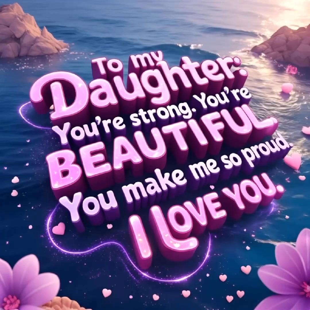To my Daughter: You’re strong. 💪 You’re BEAUTIFUL. 😍 You make me so ...