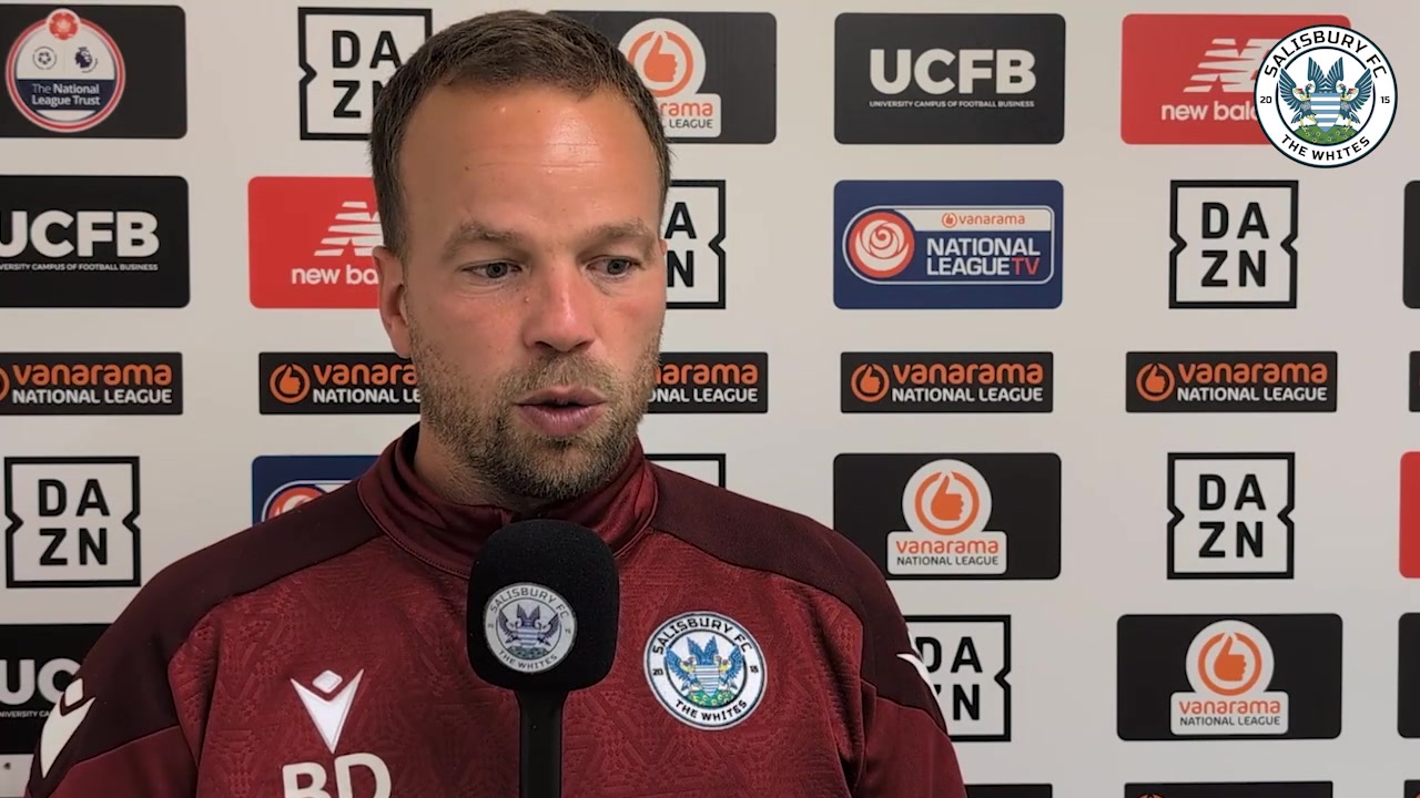 POST MATCH REACTION | Salisbury 1 - 3 Eastleigh (PSF) Brian Dutton ...