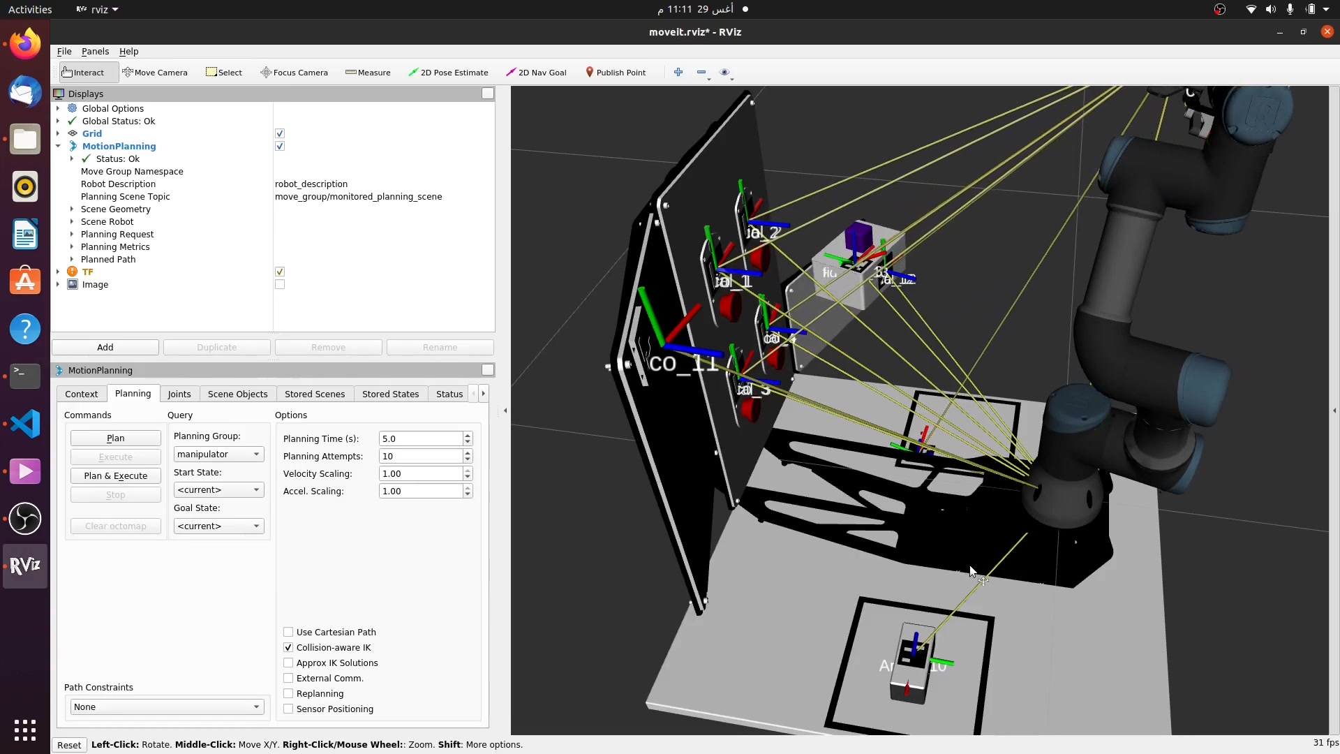 Video 3: UR3 Robotic Arm Identifying Environment using Computer Vision ...