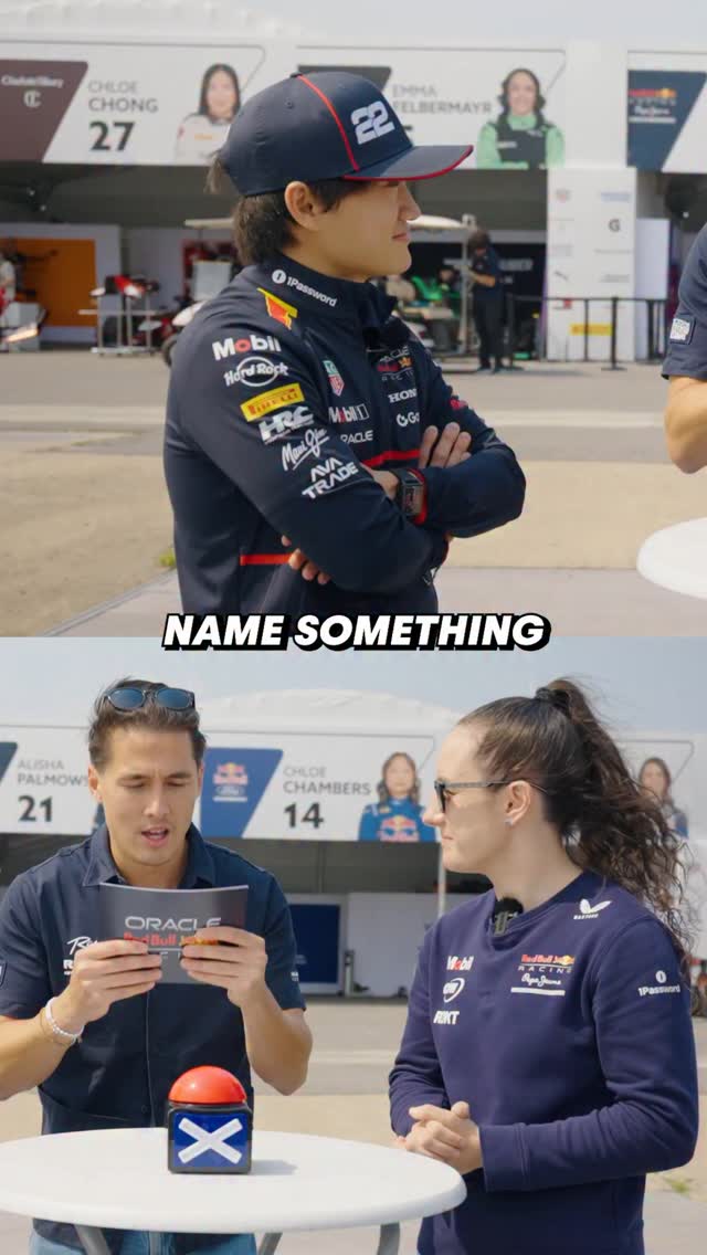 Walked right into that one 😂 🔗 in bio to watch the full 🎥 #F1 # ...