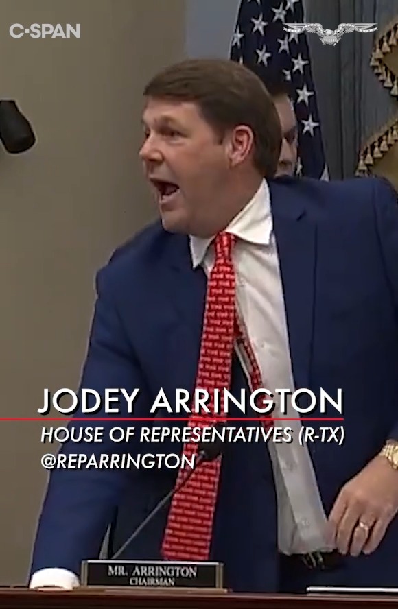 Rep. Jodey Arrington (R-TX) dismisses House Budget Committee and sends ...
