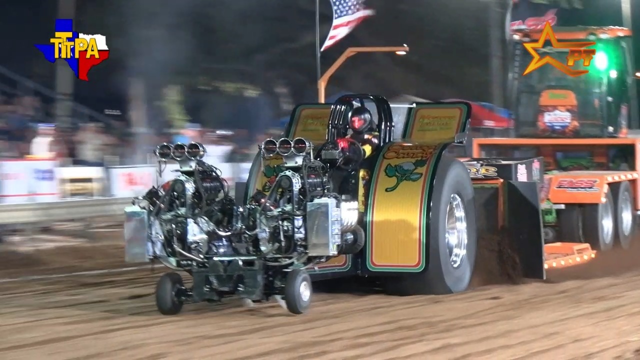 The Multi-Engine Modified Tractors pulling in Columbus, TX on 5/3/25 # ...