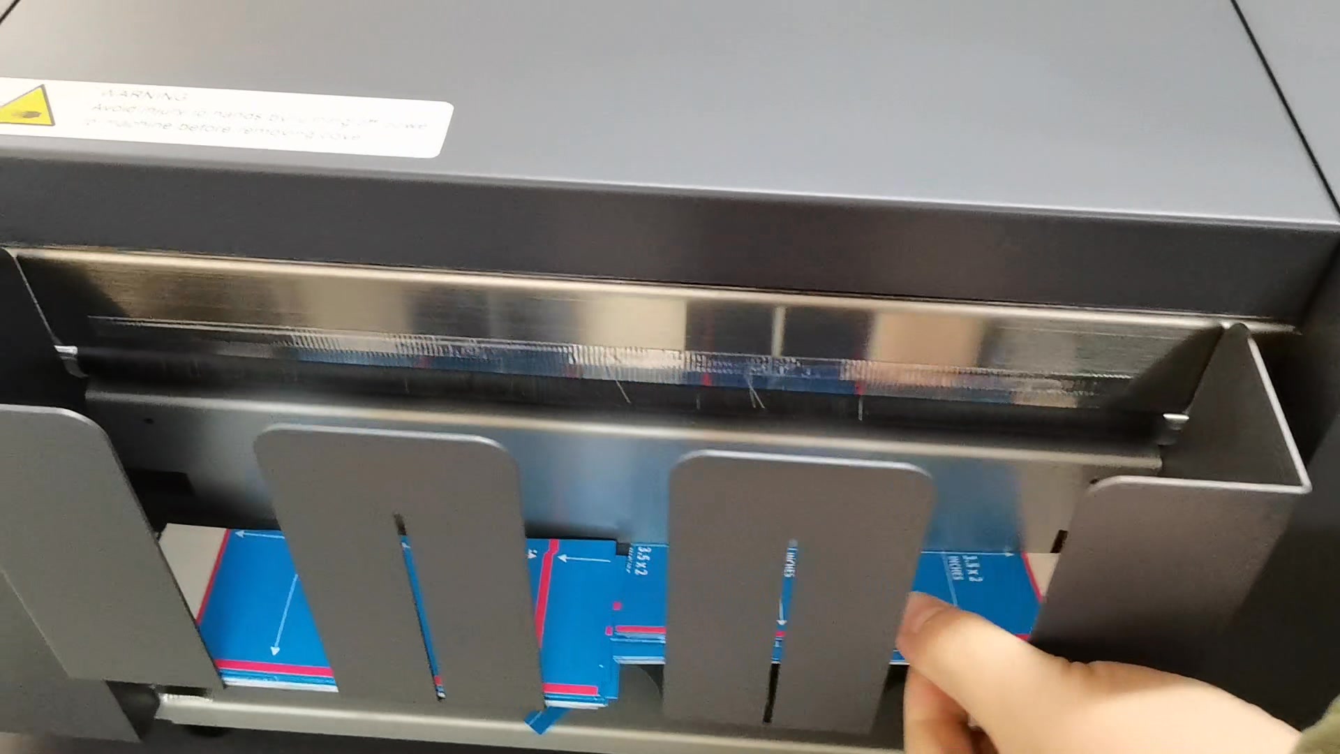 How Vicut CC-330 automatic card cutter to do tickets? Can do crease and ...