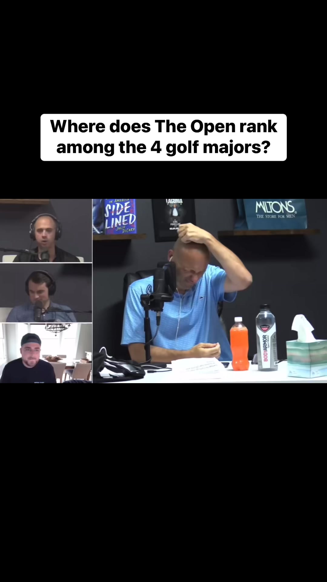 If you were to rank the 4 golf majors, where would you place The Open ...