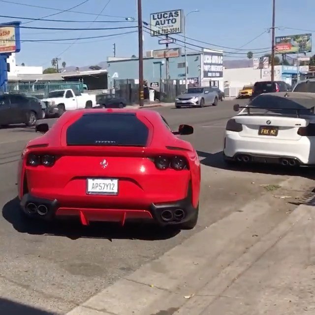 Straight piped Ferrari 812 Superfast. That V12 😭 Video by