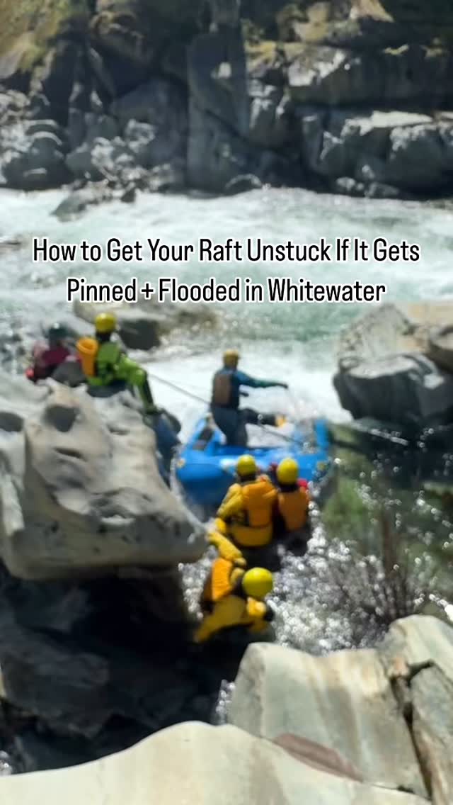 It happens fast: your raft dips between rocks, water pours in, and ...