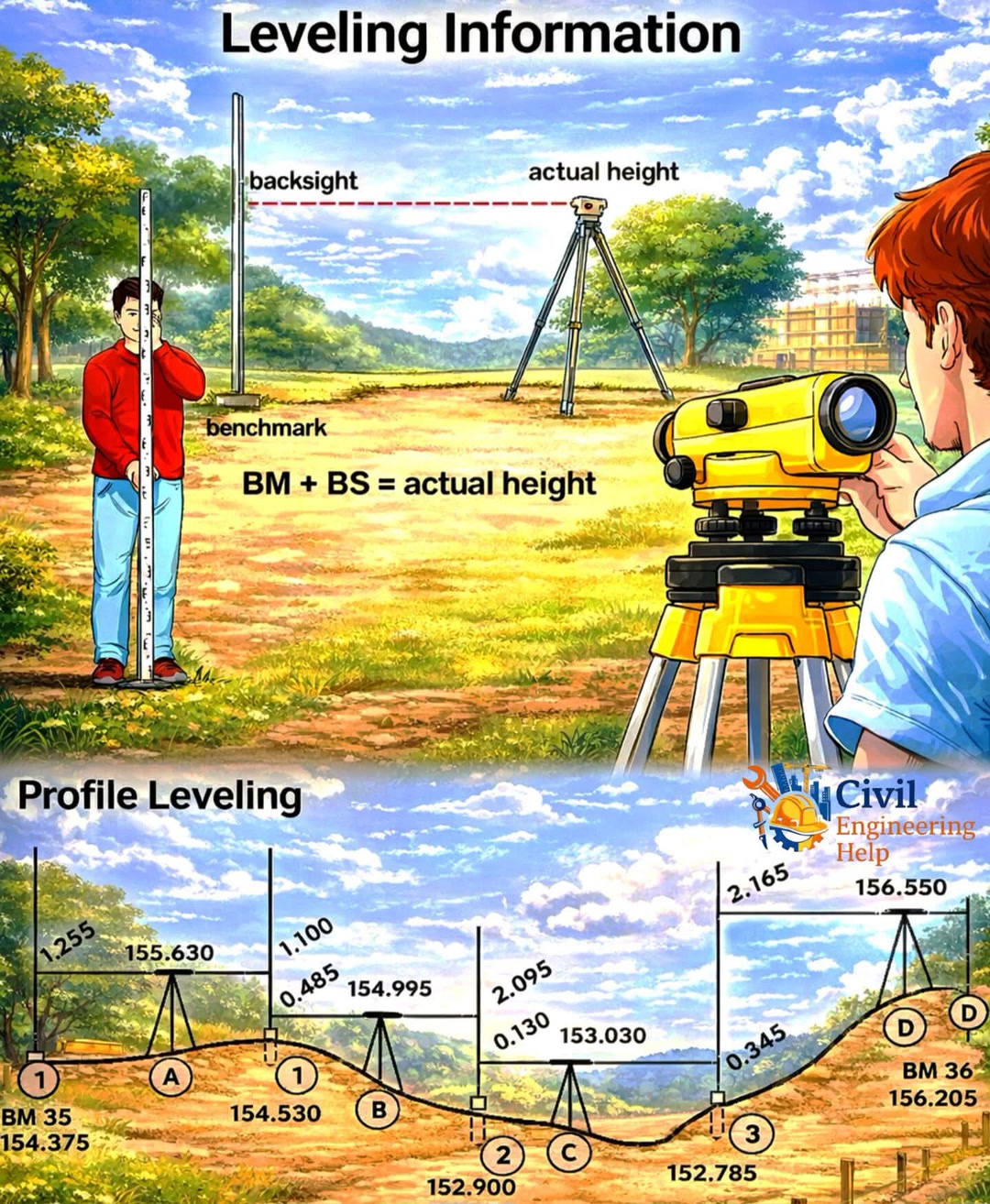 Leveling Information #Levelinginformation #civilengineering # ...