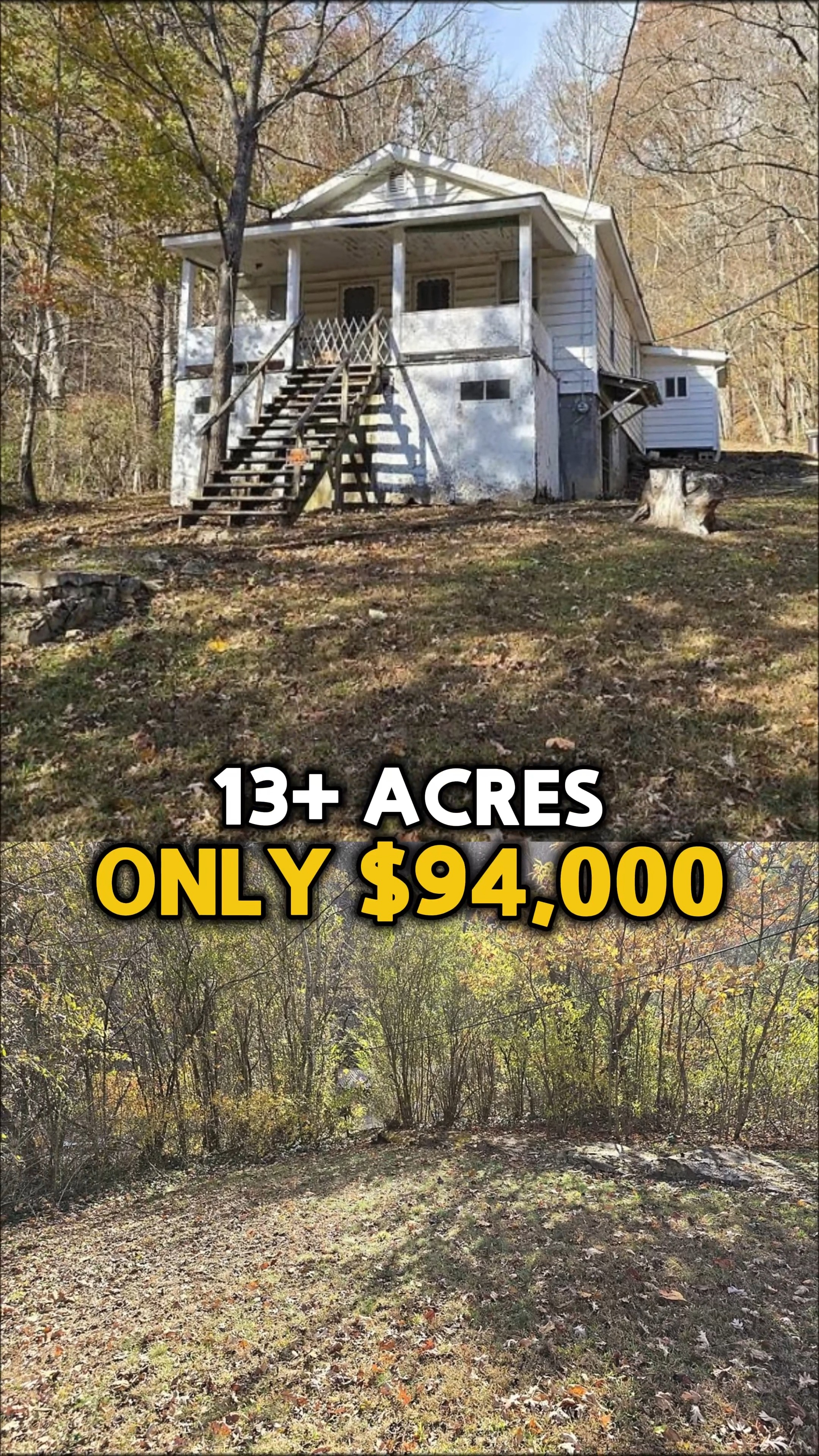 Rustic Home on 13+ Acres. $94,000! | Rustic 24 | Facebook