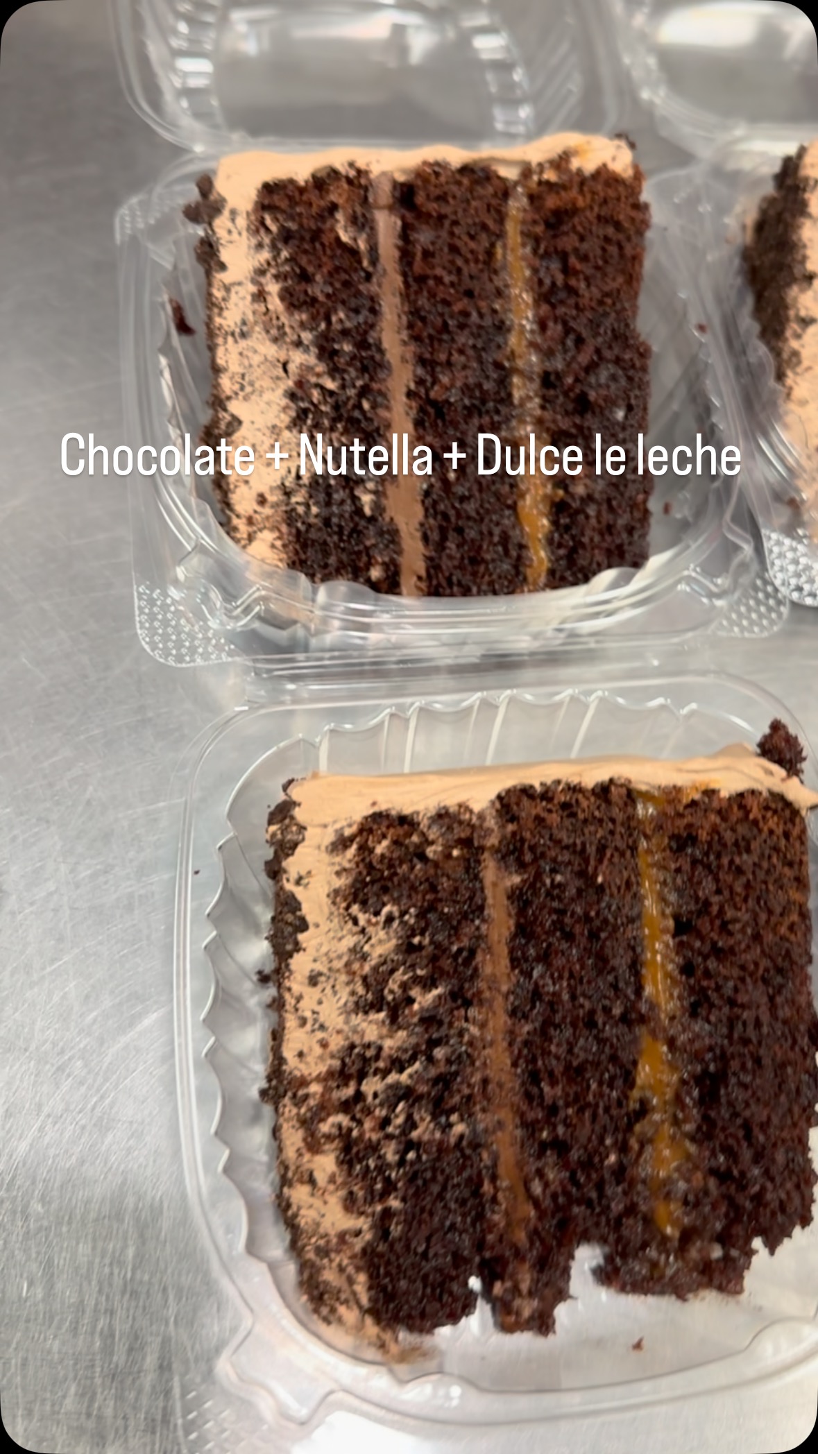 Available this weekend Mexican Chocolate cake with dulce de leche and ...