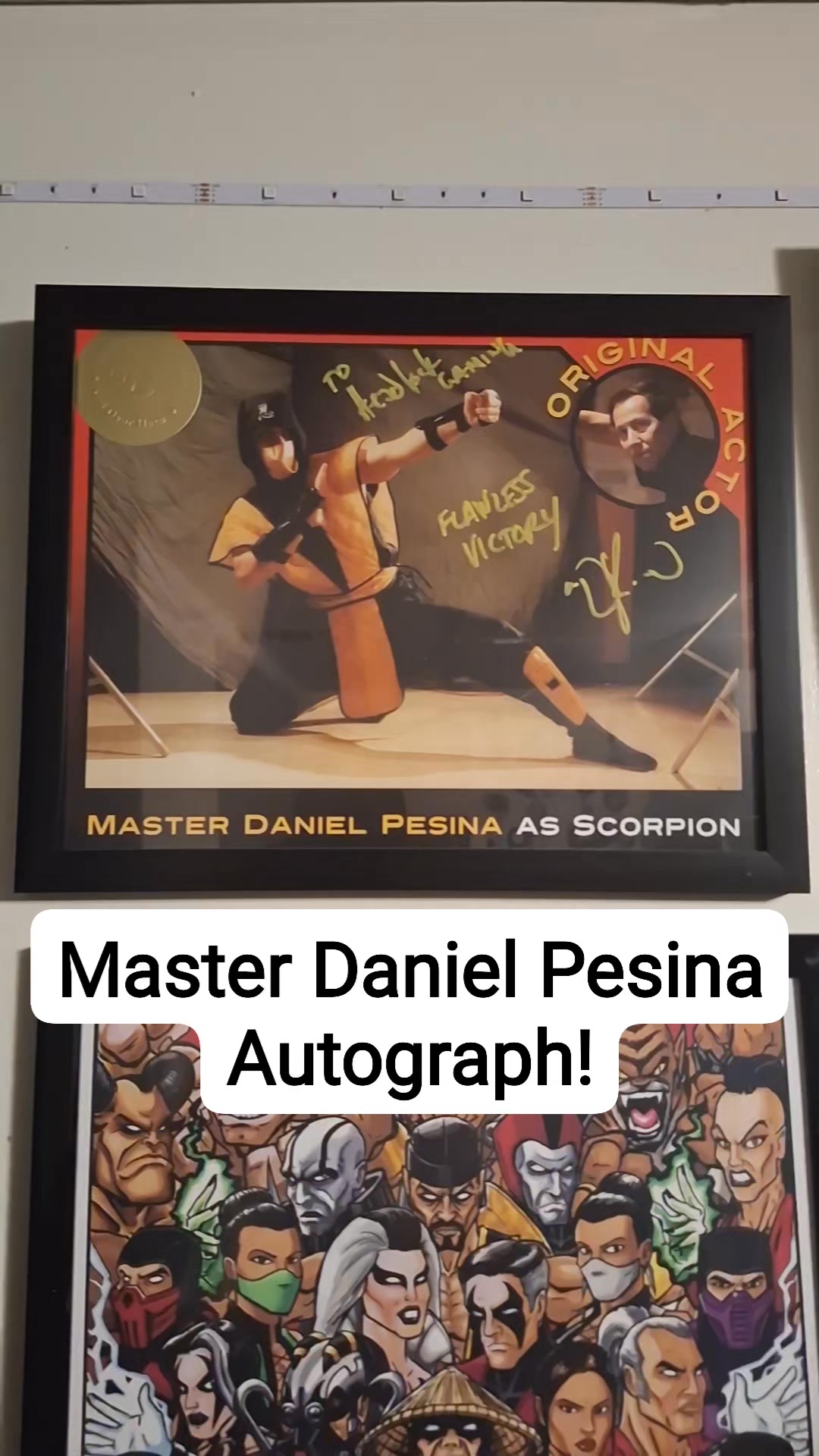 Master Daniel Pesina as Scorpion- Autographed artwork. #90snostalgia # ...
