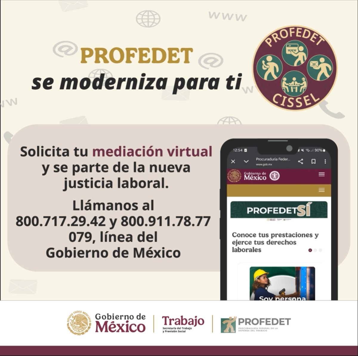 ⚠️¡Atención, personas trabajadoras! 💡La #PROFEDET puso en marcha el # ...