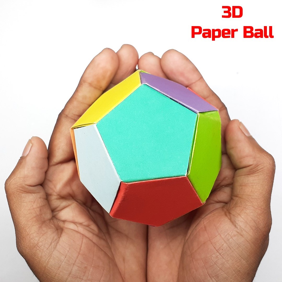 How to Make an Origami Ball Step by Step. Easy Paper Magic Ball Making ...