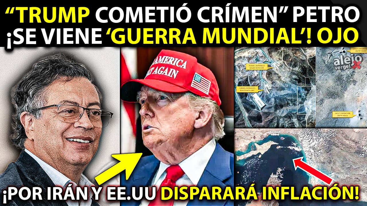 PETRO VALIENTE: ACUSÓ A TRUMP DE CRIMEN Mundial. Subirá Inflación y lo ...