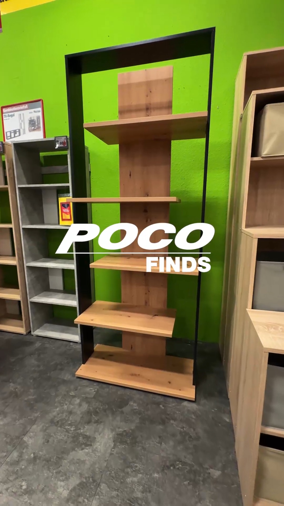Bist Du größer oder kleiner als das Regal?, #regal #Wohnideen #BudgetFriendly #Schnäppchen #deko #wohnen #poco | POCO Einrichtungsmärkte