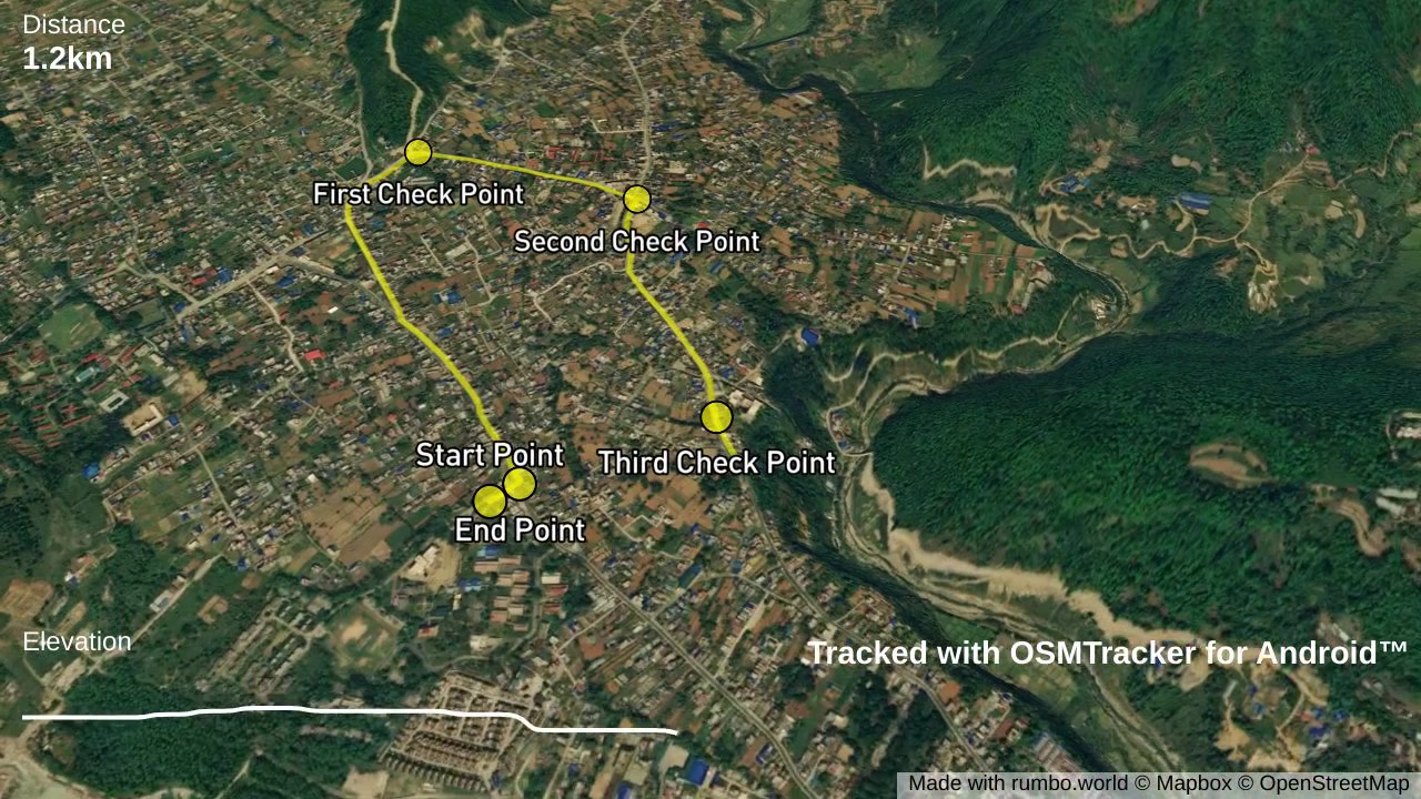 Here's the official Route of Geo-Marathon, a pre-event of Geo-World Vol ...