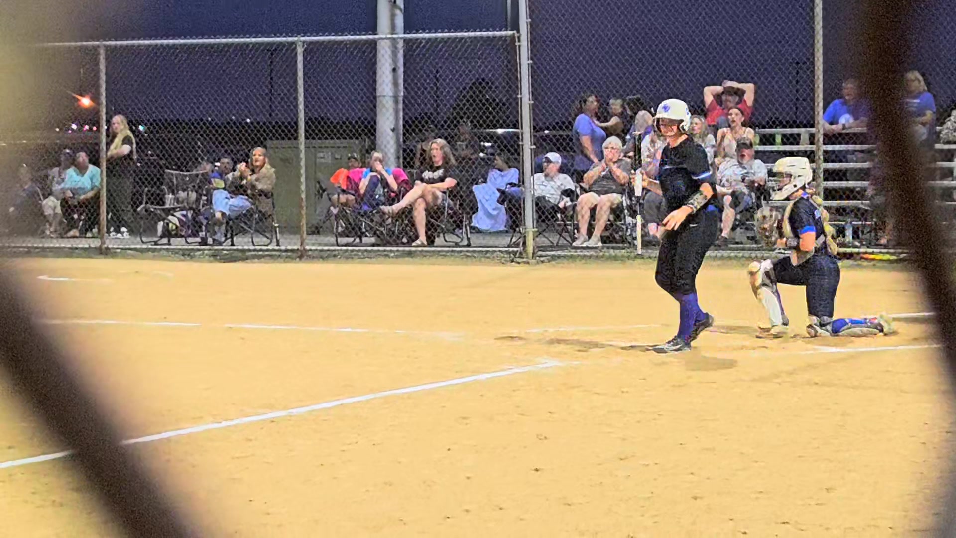 Whitney Lippert strikes out looking to end the third inning. At the top ...
